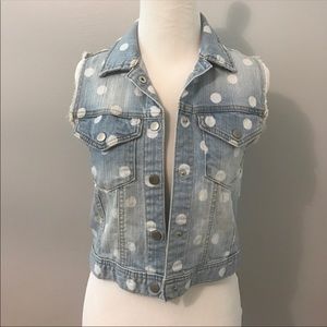 Cut off jean jacket